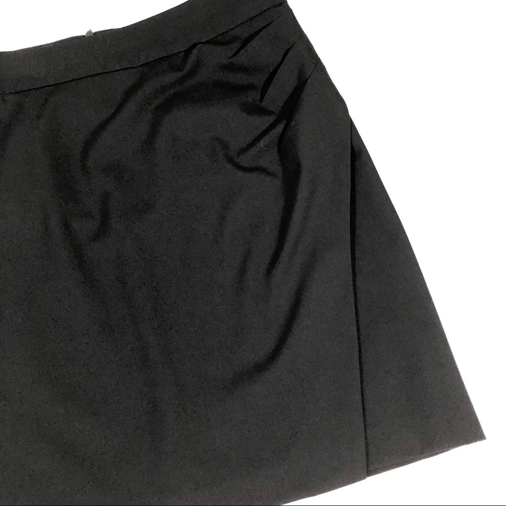 Trina Turk Faux Wrap Black Stretch Pencil Skirt - Picture 4 of 8